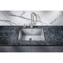 Кухонная мойка Milacio Leon 55 Cuarzo MC.77083 Серый металлик