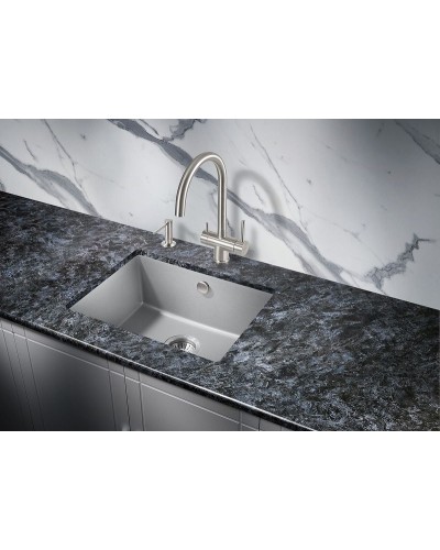 Кухонная мойка Milacio Leon 55 Cuarzo MC.77083 Серый металлик