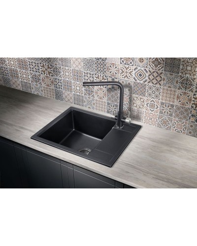 Кухонная мойка Milacio Navarra 60 Cuarzo MC.77071 Черная матовая
