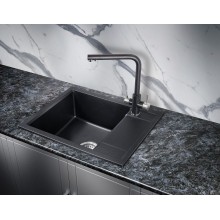 Кухонная мойка Milacio Navarra 60 Cuarzo MC.77071 Черная матовая