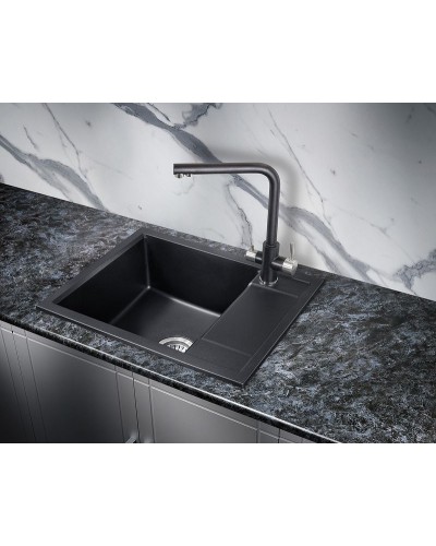 Кухонная мойка Milacio Navarra 60 Cuarzo MC.77071 Черная матовая
