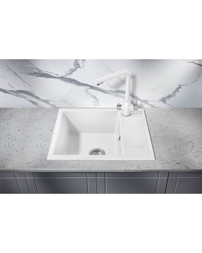 Кухонная мойка Milacio Navarra 60 Cuarzo MC.77072 Белая