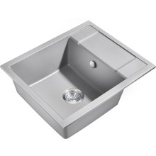 Кухонная мойка Milacio Navarra 60 Cuarzo MC.77073 Серый металлик