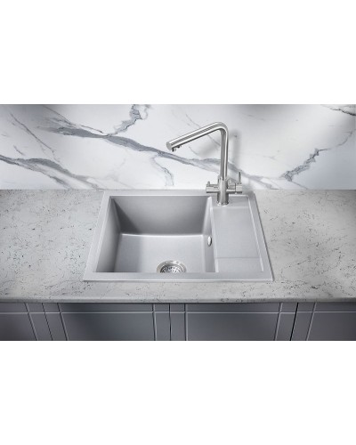 Кухонная мойка Milacio Navarra 60 Cuarzo MC.77073 Серый металлик
