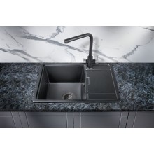 Кухонная мойка Milacio Navarra 65 Cuarzo MC.77061 Черная матовая