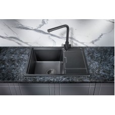 Кухонная мойка Milacio Navarra 65 Cuarzo MC.77061 Черная матовая