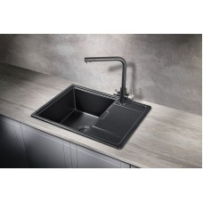 Кухонная мойка Milacio Navarra 65 Cuarzo MC.77061 Черная матовая