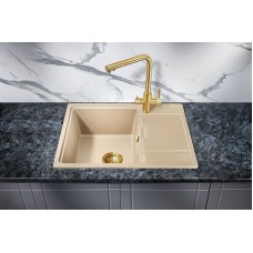 Кухонная мойка Milacio Navarra 65 Cuarzo MC.77064 Бежевая