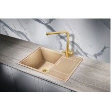 Кухонная мойка Milacio Navarra 65 Cuarzo MC.77064 Бежевая