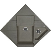 Кухонная мойка Florentina Бомбей-900 20.375.J0900.102 Черная