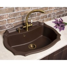 Кухонная мойка Florentina Эмилия-770 20.360.E0770.102 Черная