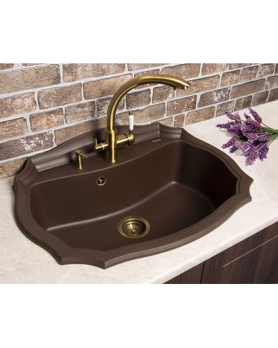 Кухонная мойка Florentina Эмилия-770 20.360.E0770.104 Бежевая