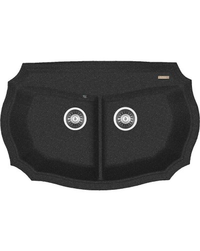 Кухонная мойка Florentina Эмилия-870 20.365.F0870.102 Черная