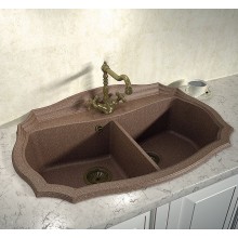 Кухонная мойка Florentina Эмилия-870 20.365.F0870.107 Песочная