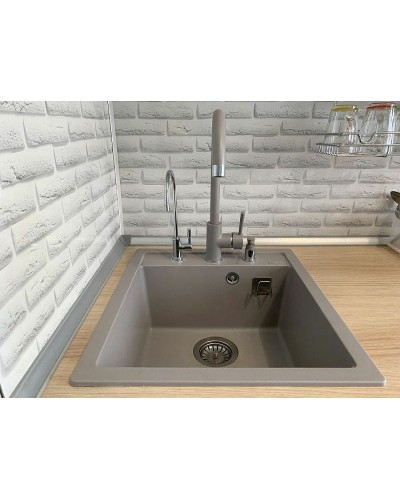 Кухонная мойка Florentina Липси-460 20.280.B0460.305 Грей