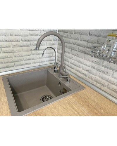 Кухонная мойка Florentina Липси-460 20.280.B0460.305 Грей