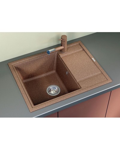 Кухонная мойка Florentina Липси-650 20.125.C0650.105 Коричневая