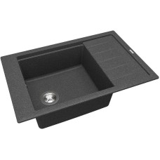 Кухонная мойка Florentina Липси-780Р 20.275.D0780.102 Черная
