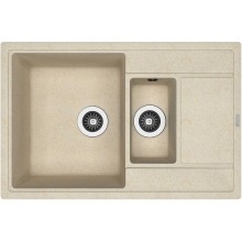 Кухонная мойка Florentina Липси-780К 20.250.D0780.104 Бежевая