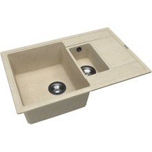Кухонная мойка Florentina Липси-780К 20.250.D0780.104 Бежевая