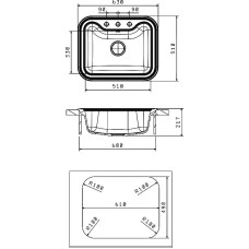 Кухонная мойка Florentina Крит-630 20.110.D0630.305 Грей