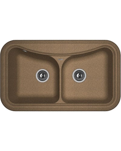 Кухонная мойка Florentina Крит-860 20.115.E0860.105 Коричневая