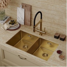 Кухонная мойка Iddis Edifice 75 EDI75B2i77 Золото матовое