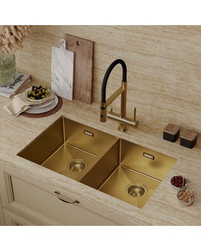 Кухонная мойка Iddis Edifice 75 EDI75B2i77 Золото матовое