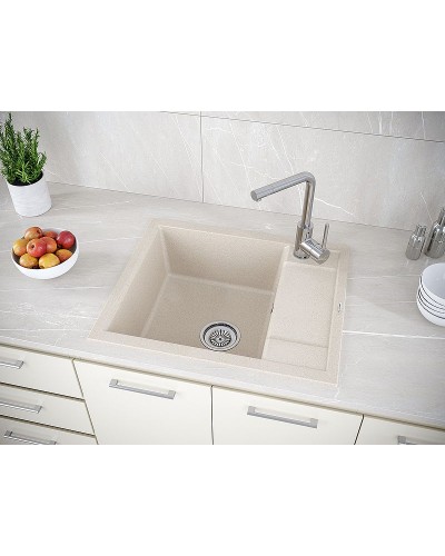 Кухонная мойка Paulmark Optimum 60 PM216050-BE Бежевая
