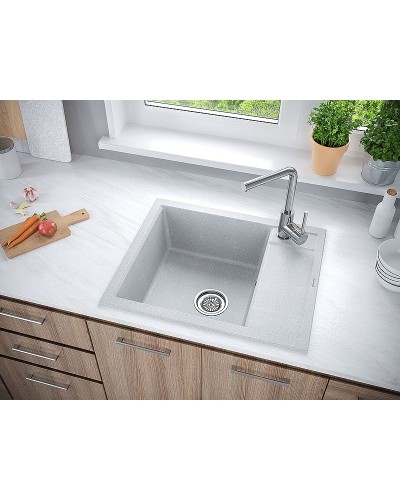 Кухонная мойка Paulmark Optimum 60 PM216050-GR Серая