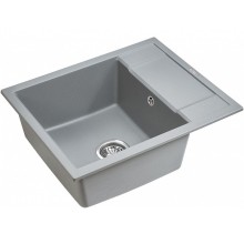 Кухонная мойка Paulmark Optimum 60 PM216050-GRM Серый металлик