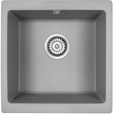 Кухонная мойка Paulmark Brilon 45 PM104546-GRM Серый металлик