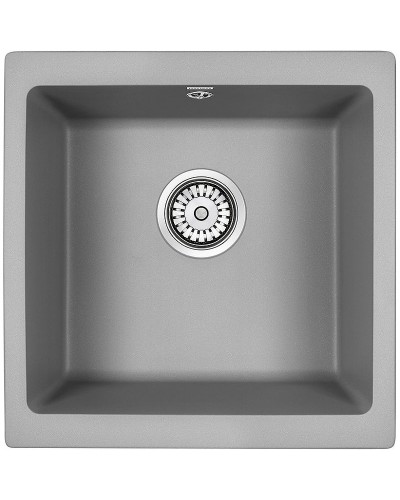 Кухонная мойка Paulmark Brilon 45 PM104546-GRM Серый металлик