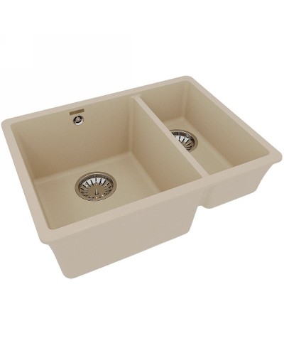 Кухонная мойка Lemark Sinara 550.2-U 9910080 Бежевая
