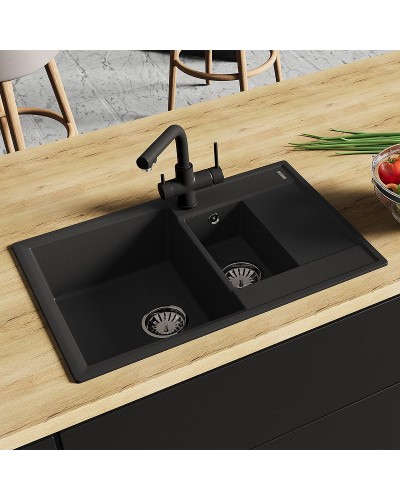 Кухонная мойка Lemark Ramza 760 9910039 Грей