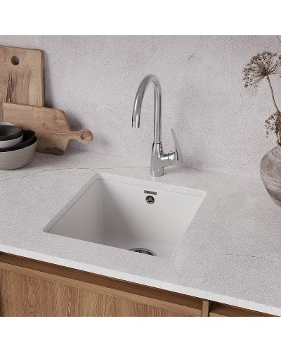 Кухонная мойка Lemark Sinara 400-U 9910062 Бежевая