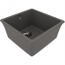 Кухонная мойка Lemark Sinara 400-U 9910065 Серый шелк