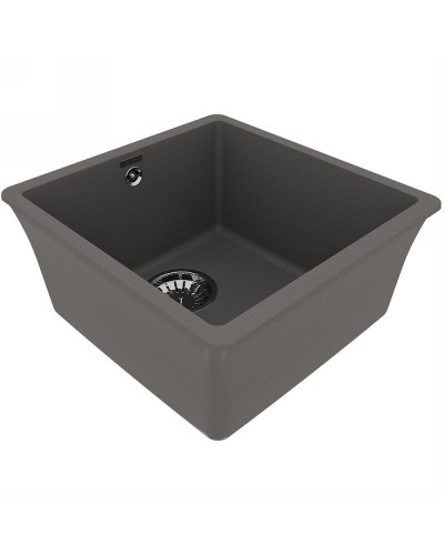 Кухонная мойка Lemark Sinara 400-U 9910065 Серый шелк