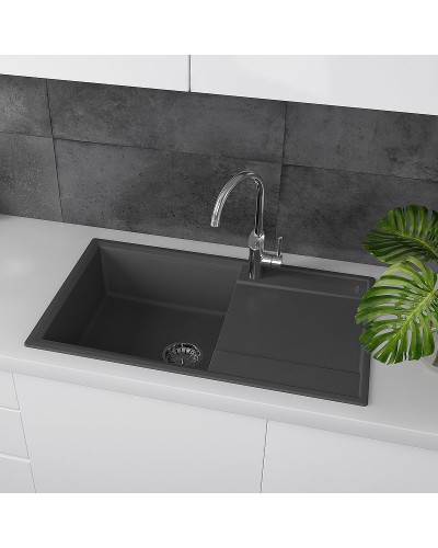 Кухонная мойка Lemark Imandra 840 9910033 Грей