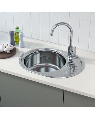 Кухонная мойка Iddis Suno S 60 SUN60PDi77 Хром