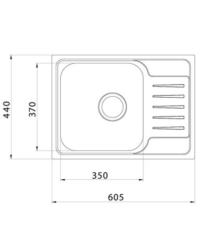 Кухонная мойка Iddis Sound 60 SND60SDi77 Сатин