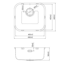 Кухонная мойка Iddis Mate 49 MAT49S0i77 Сатин