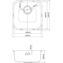 Кухонная мойка Iddis Mate 44 MAT44S0i77 Сатин