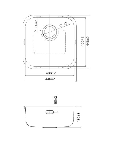 Кухонная мойка Iddis Mate 44 MAT44S0i77 Сатин