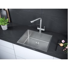 Кухонная мойка Paulmark Next 54 PM215444-BS Брашированная сталь