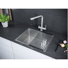 Кухонная мойка Paulmark Next 54 PM215444-BS Брашированная сталь