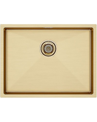 Кухонная мойка Paulmark Next 58 PM215844-BG Брашированное золото
