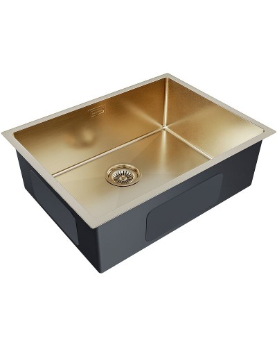Кухонная мойка Paulmark Next 58 PM215844-BG Брашированное золото