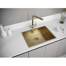 Кухонная мойка Paulmark Next 58 PM215844-BG Брашированное золото