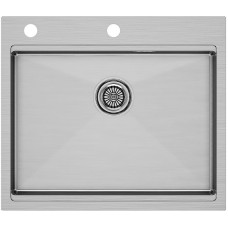 Кухонная мойка Paulmark Brim-Pro 59 PM705951-BS Брашированная сталь